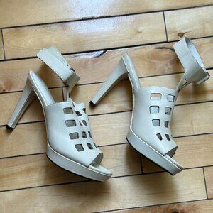 Rockport Adidas leather high heel sandals